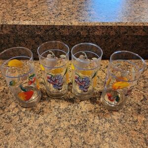 Libbey Crisa Corelle Tumblers Fruit Basket, Set of 4